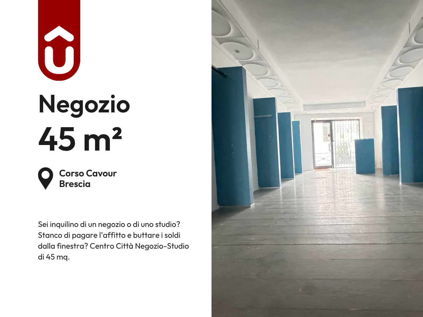 Negozio Open space a Brescia – 3320-1 Negozio Open space a Brescia - 3320-1