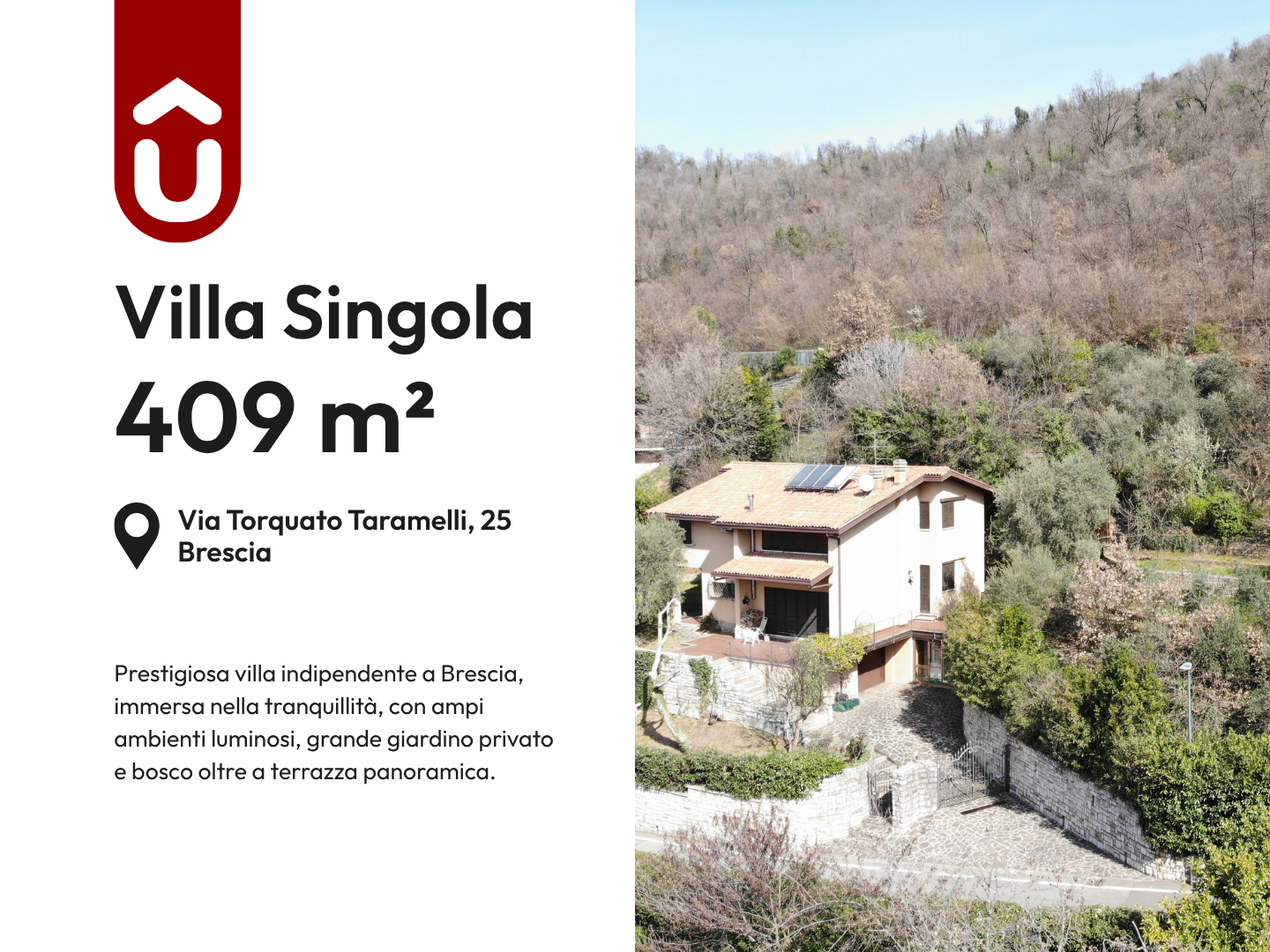 Villa Singola Pentalocale a Brescia – 3389-1 Villa Singola Pentalocale a Brescia - 3389-1
