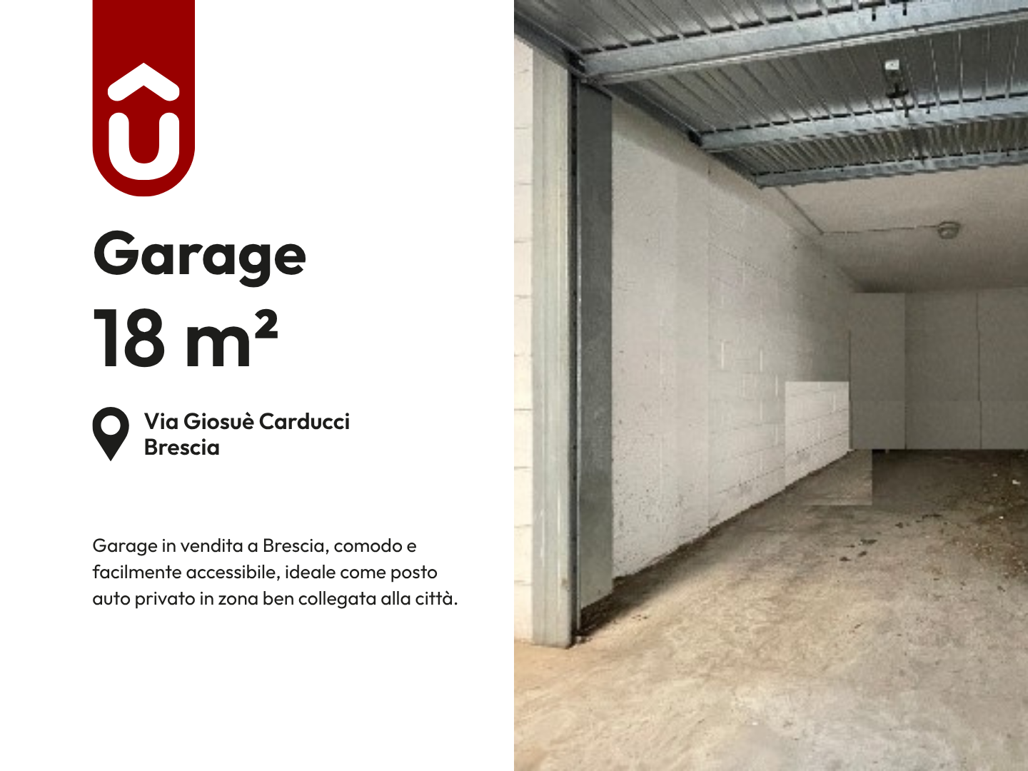Garage / Posto Auto Singolo a Brescia – 3423-1 Garage / Posto Auto Singolo a Brescia - 3423-1