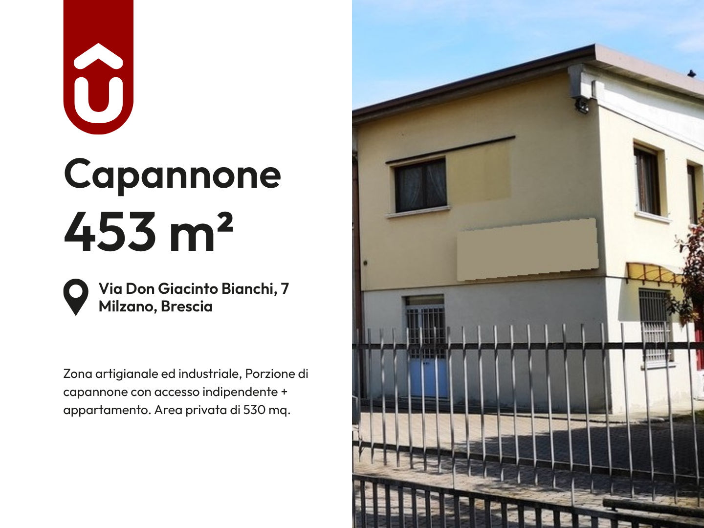 Capannone / Fondo Laboratorio a Milzano – 3502-1 Capannone / Fondo Laboratorio a Milzano - 3502-1