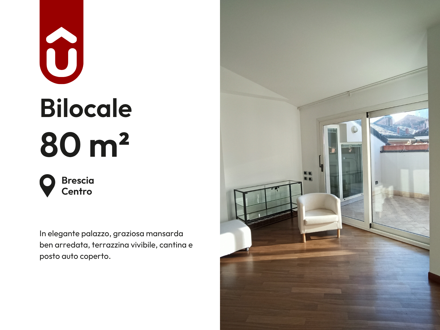 Appartamento Bilocale a Brescia – 3552-1 Appartamento Bilocale a Brescia - 3552-1