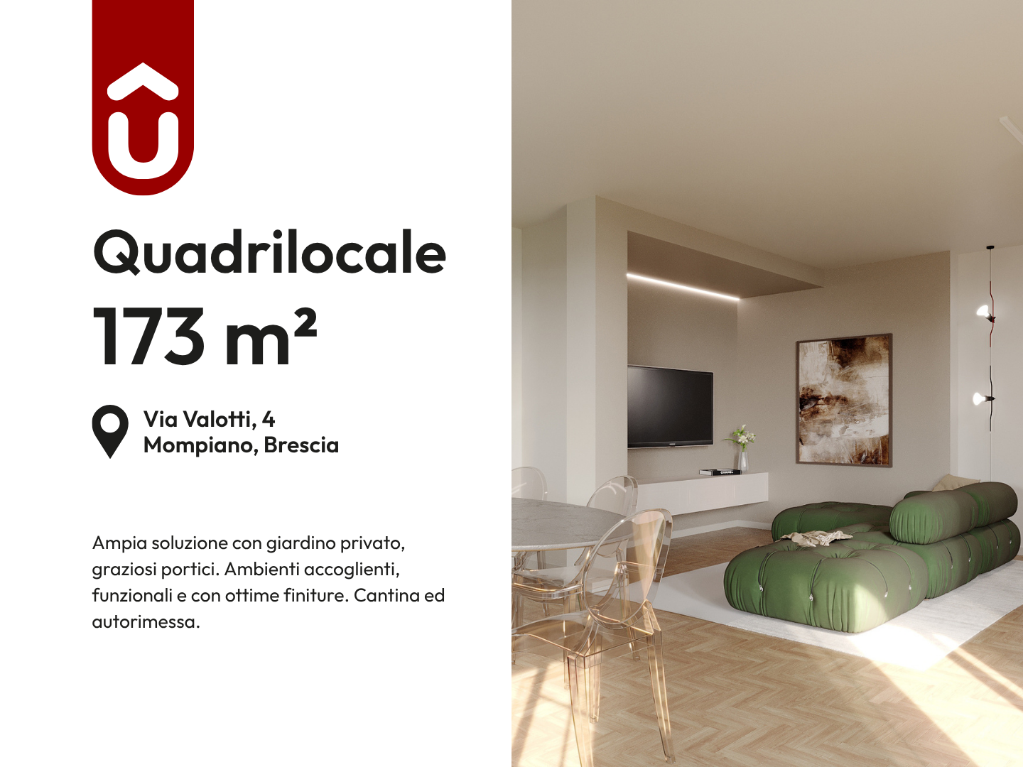 Appartamento Quadrilocale a Brescia – 3596-1 Appartamento Quadrilocale a Brescia - 3596-1