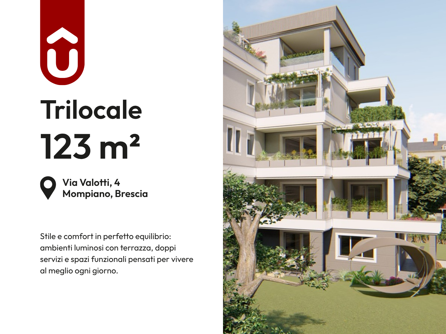Appartamento Trilocale a Brescia – 3604-1 Appartamento Trilocale a Brescia - 3604-1