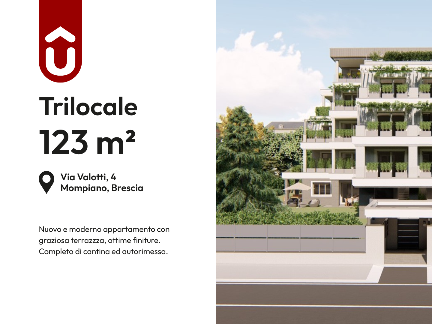 Appartamento Trilocale a Brescia – 3605-1 Appartamento Trilocale a Brescia - 3605-1