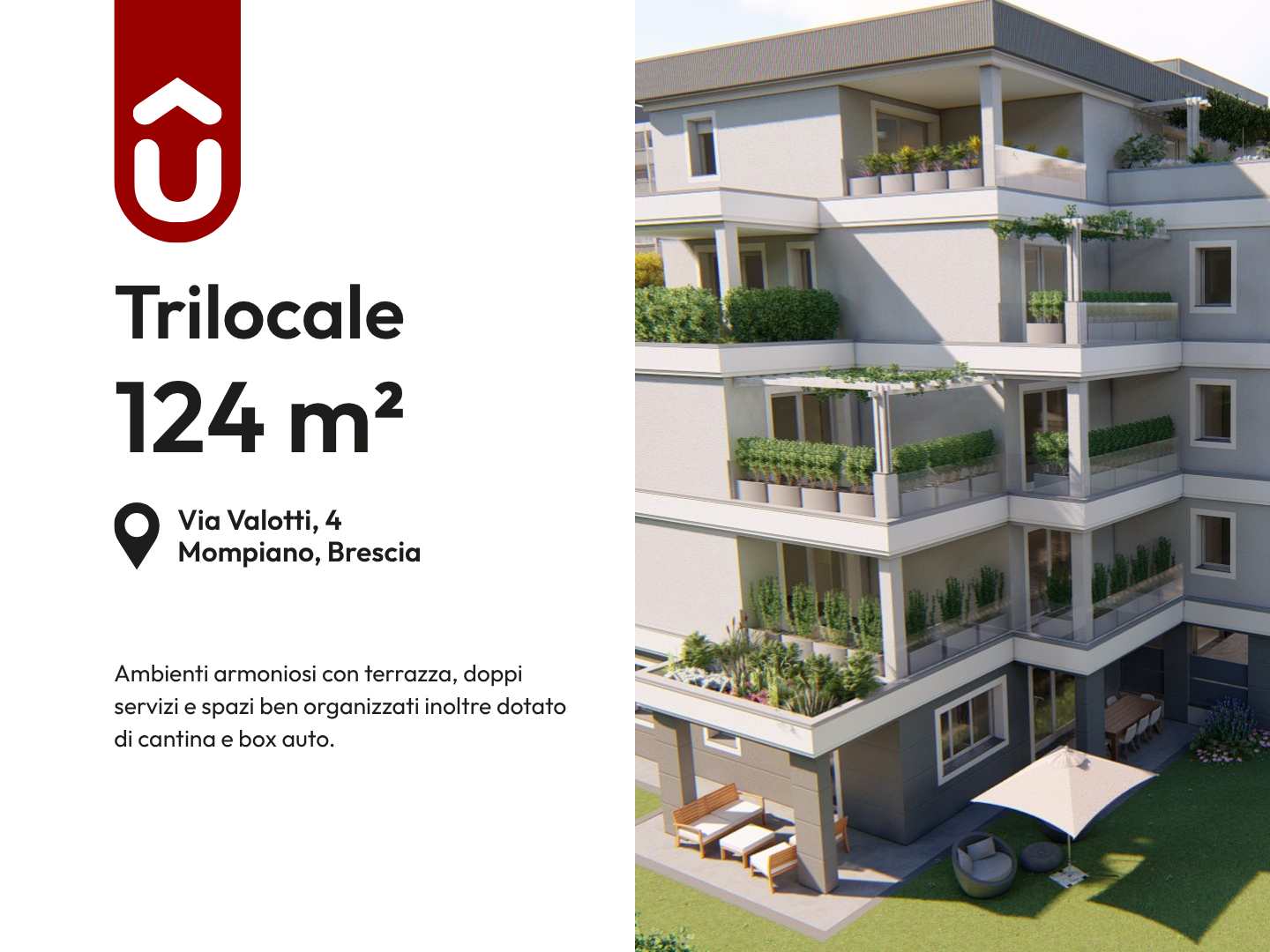 Appartamento Trilocale a Brescia – 3606-1 Appartamento Trilocale a Brescia - 3606-1