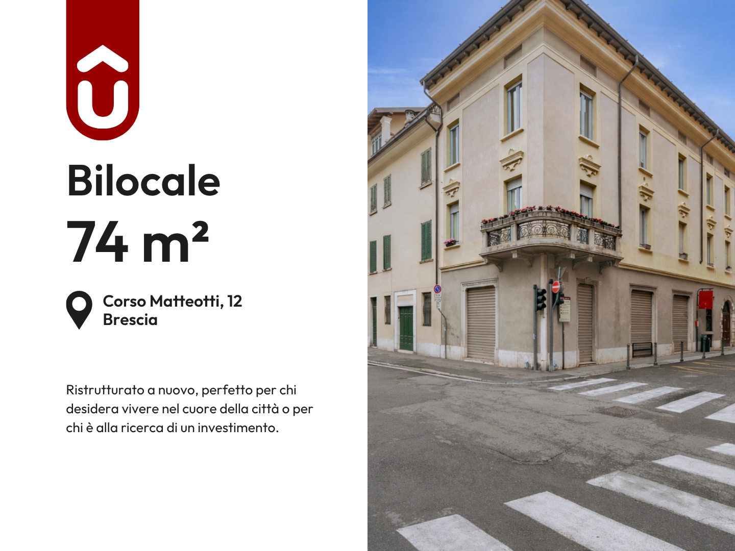 Appartamento Bilocale a Brescia – 3666-1 Appartamento Bilocale a Brescia - 3666-1
