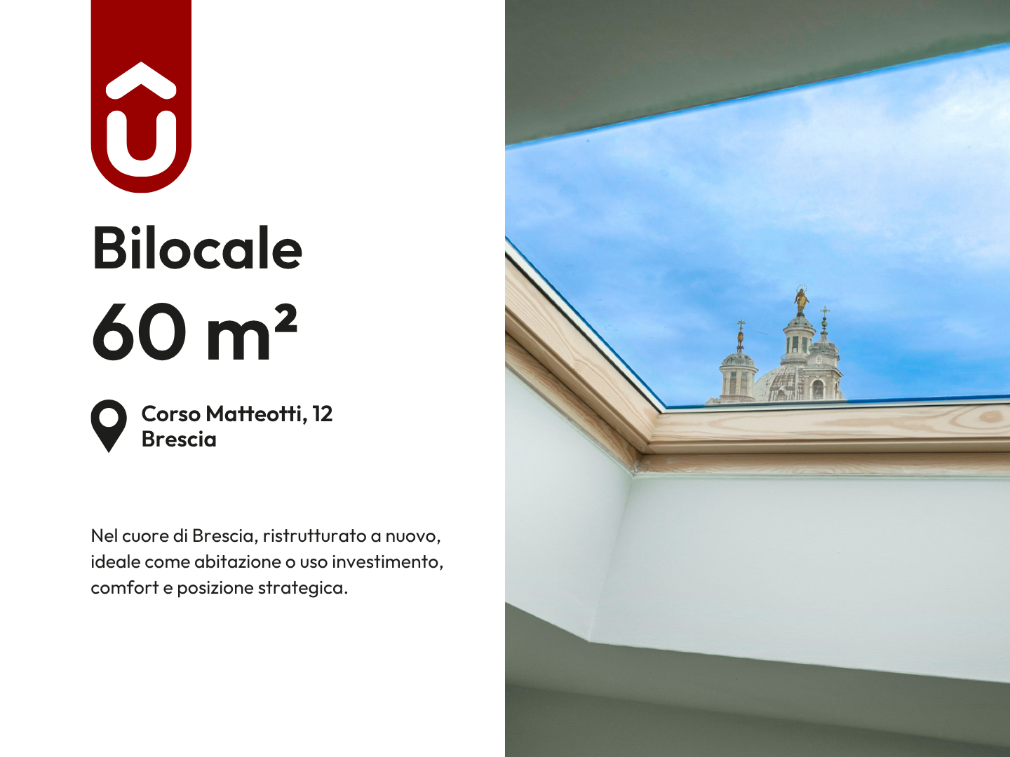 Appartamento Bilocale a Brescia – 3673-1 Appartamento Bilocale a Brescia - 3673-1