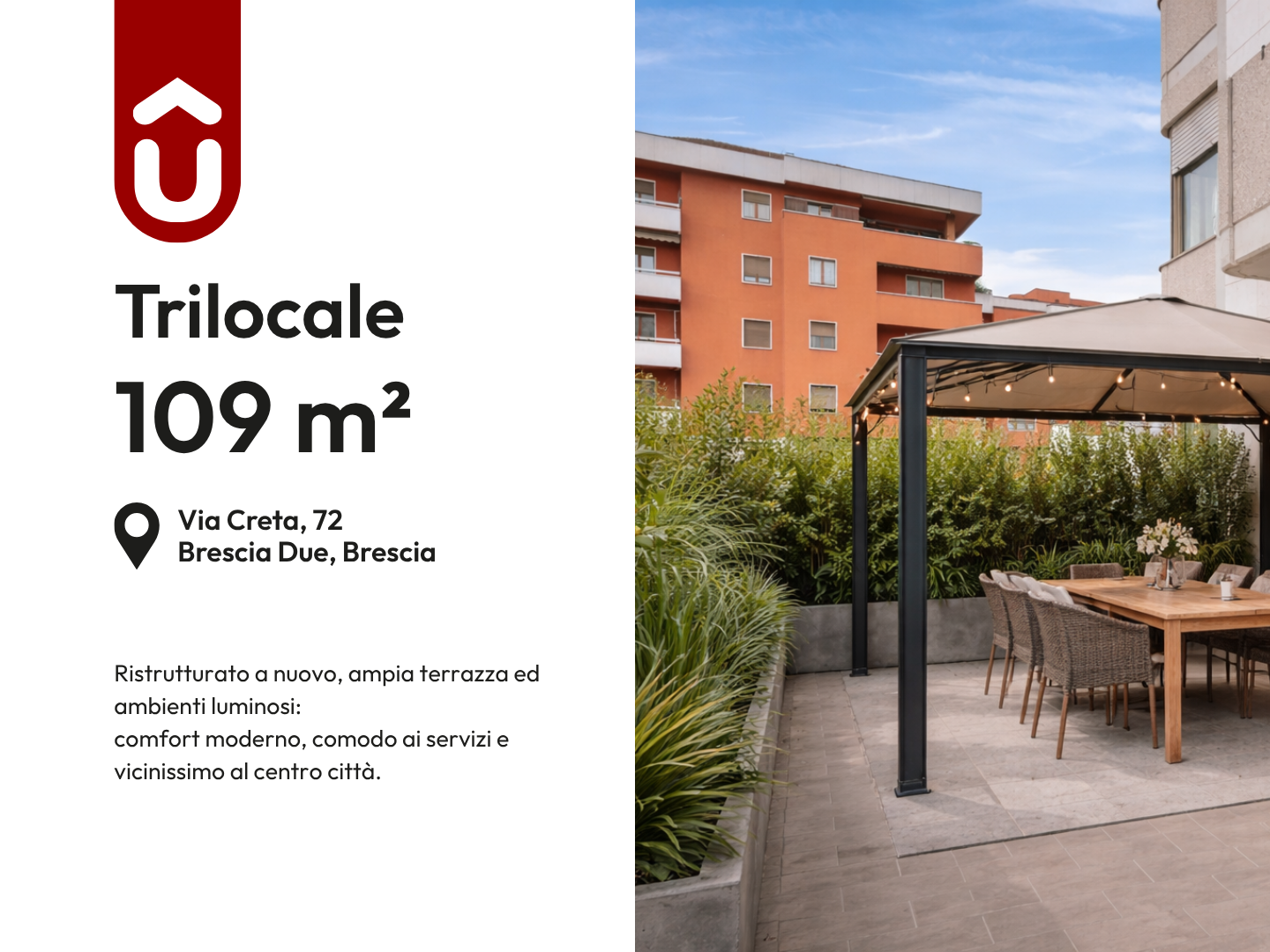 Appartamento Trilocale a Brescia – 3714-1 Appartamento Trilocale a Brescia - 3714-1