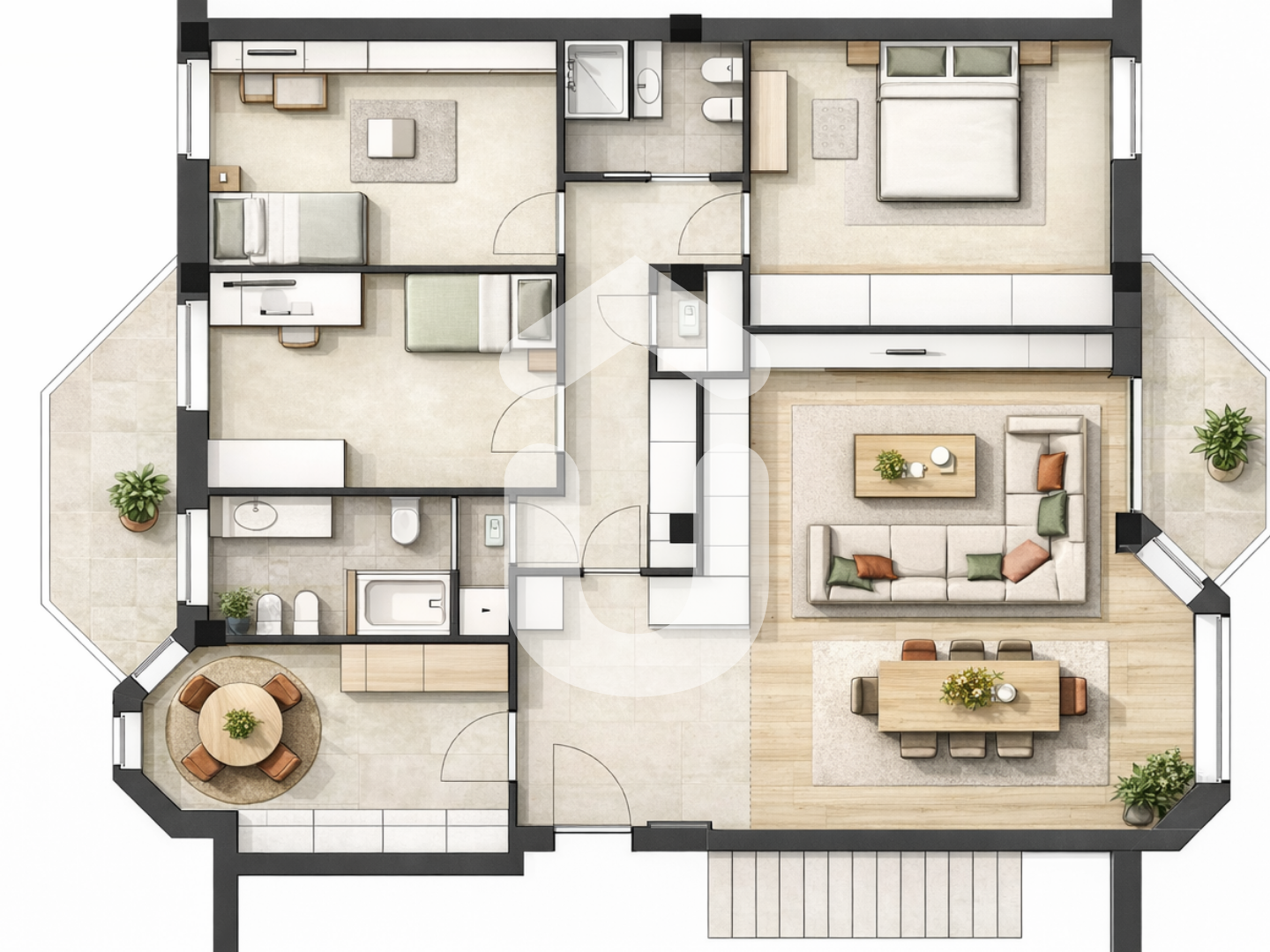 Appartamento Quadrilocale a Brescia - 3734-2