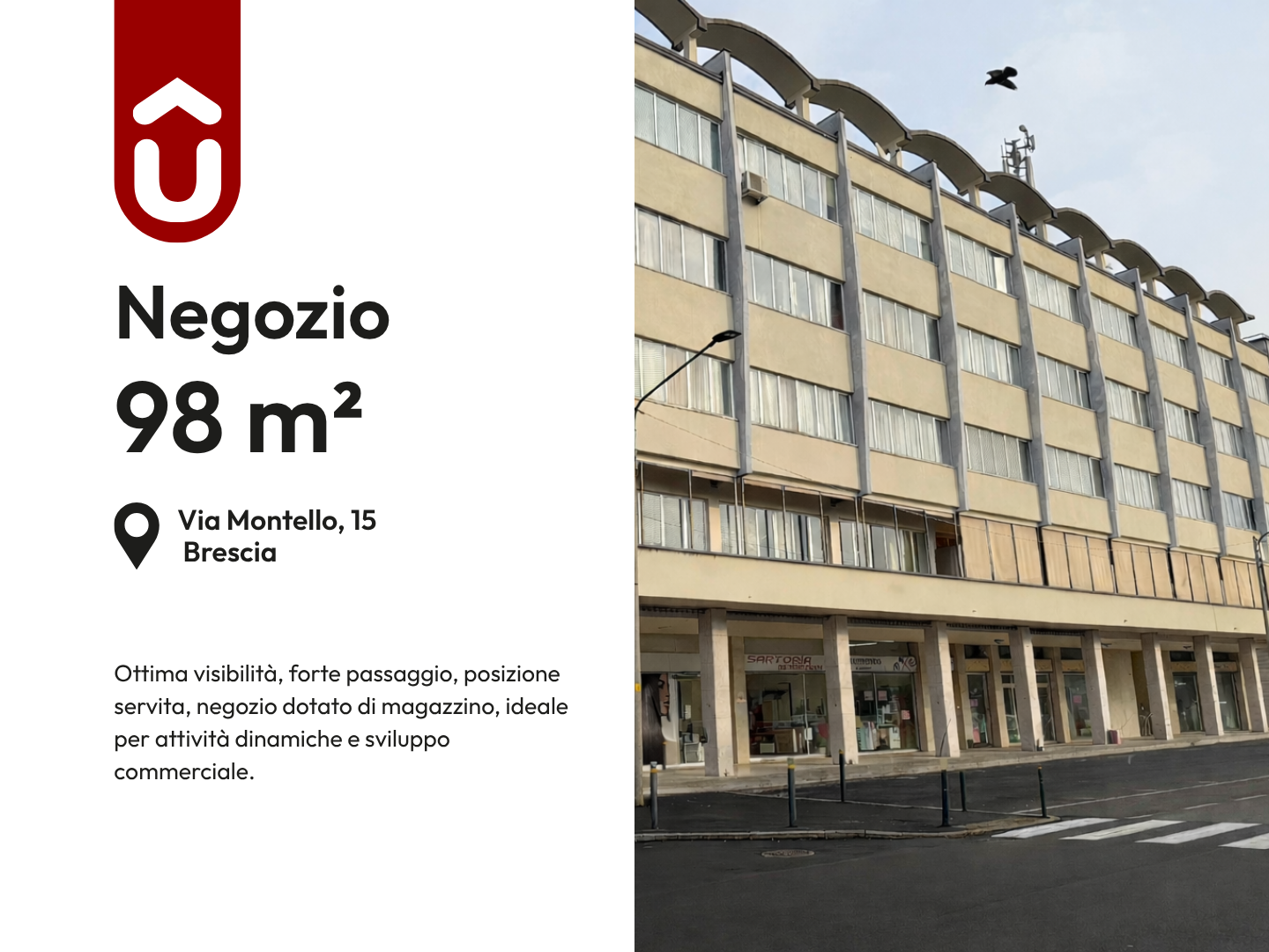 Negozio 1 Vano a Brescia – 3742-1 Negozio 1 Vano a Brescia - 3742-1
