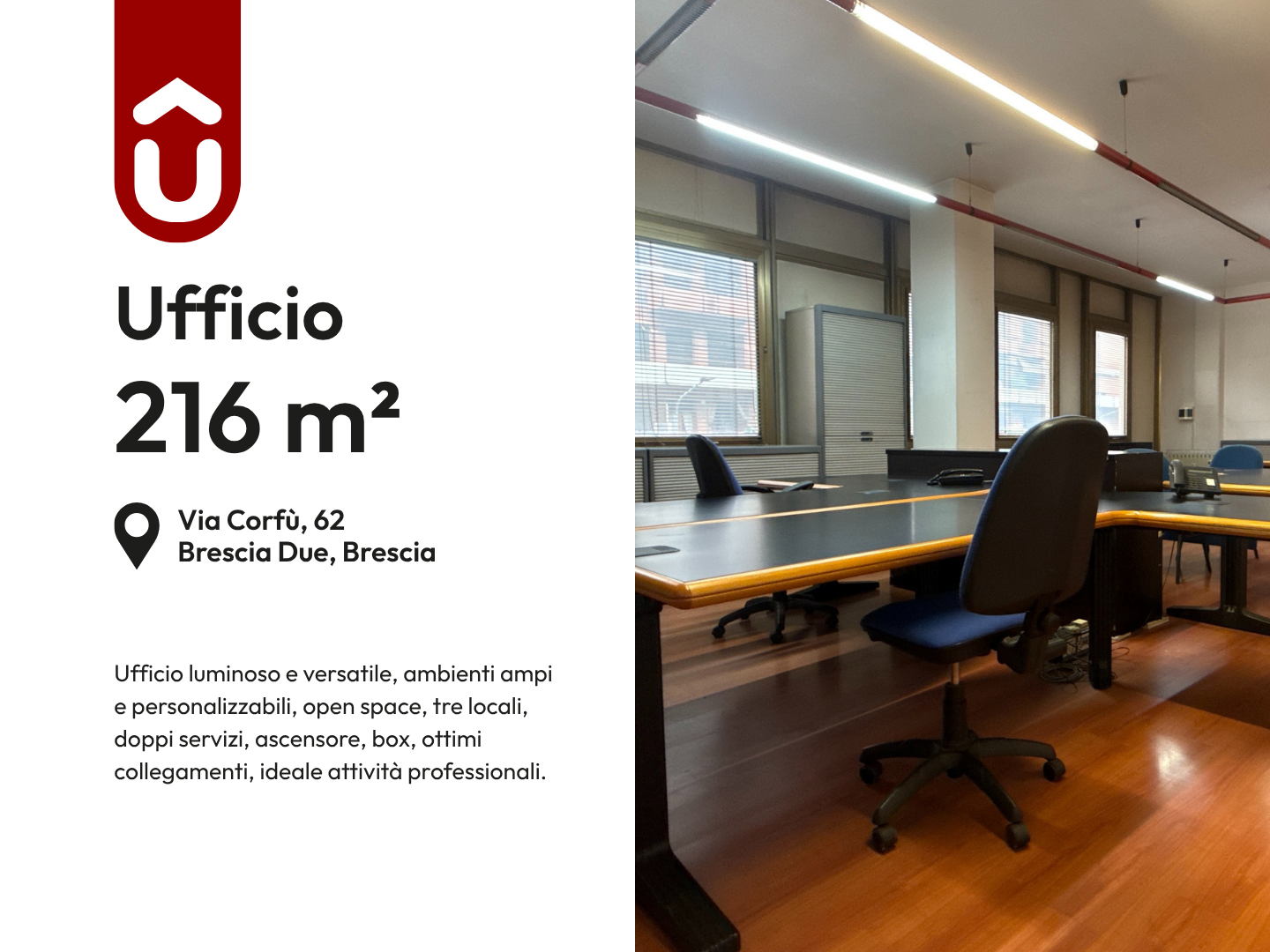 Ufficio 6 vani a Brescia - 3762-1